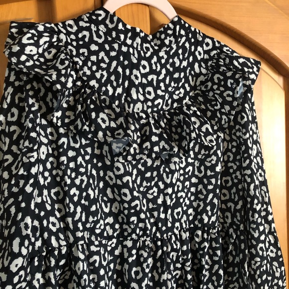 Black and white ruffle dress - Picture 2 of 6